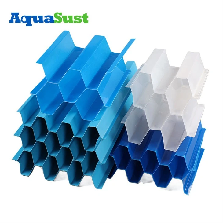PP PVC Packing Filter Tube Settler For Water Purify